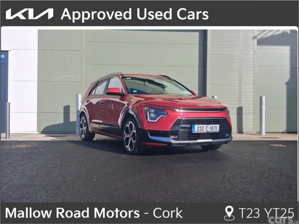 Kia Niro MPV, Petrol Plug-in Hybrid, 2023, Red