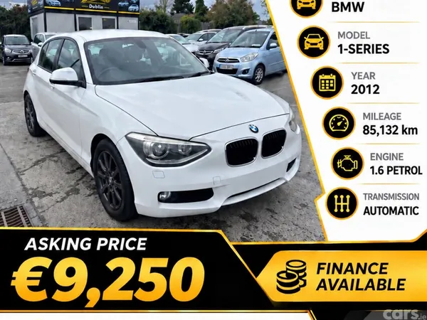 BMW 1-Series Hatchback, Petrol, 2012, White