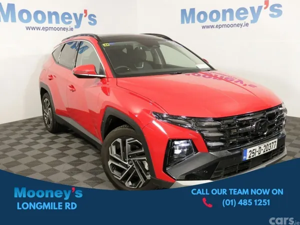 Hyundai Tucson SUV, Petrol Plug-in Hybrid, 2025, Red