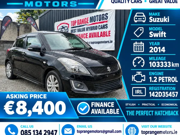 Suzuki Swift Hatchback, Petrol, 2014, Black