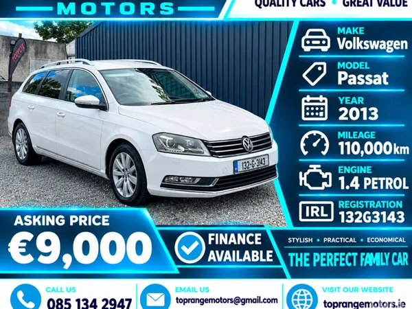 Volkswagen Passat Estate, Petrol, 2013, White