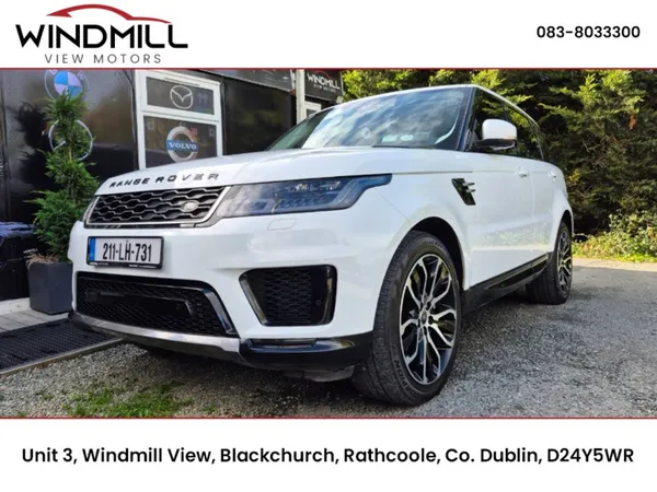 Land Rover Range Rover Sport SUV, Petrol Plug-in Hybrid, 2021, White