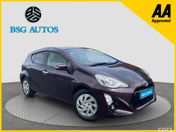 Toyota Aqua Hatchback, Petrol Hybrid, 2016, Red
