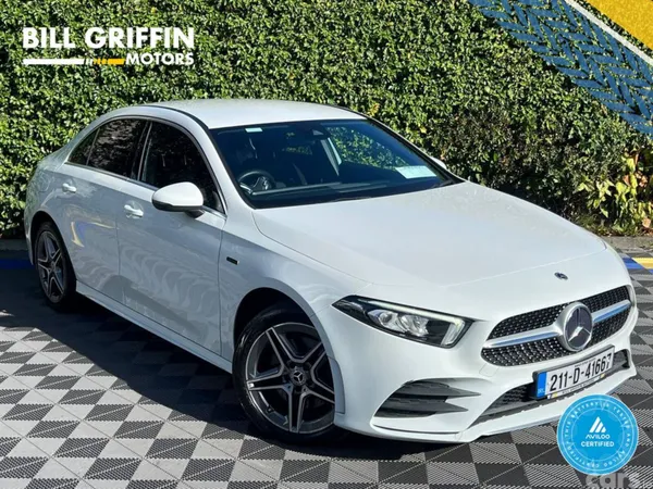 Mercedes-Benz A-Class Saloon, Petrol Plug-in Hybrid, 2021, White
