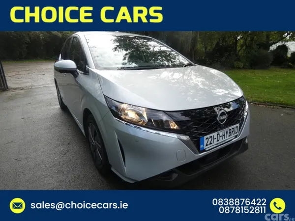 Nissan Note Hatchback, Petrol Hybrid, 2022, Silver