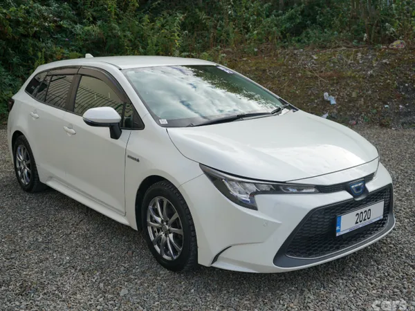 Toyota Corolla Estate, Petrol Hybrid, 2020, White