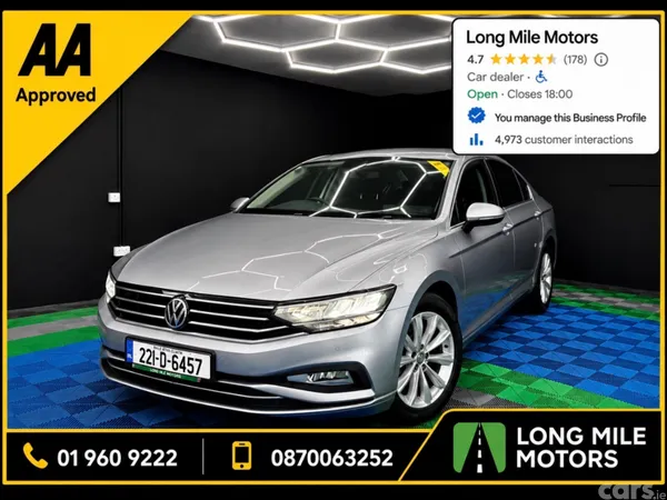Volkswagen Passat Saloon, Diesel, 2022, Grey