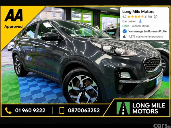 Kia Sportage SUV, Diesel Hybrid, 2020, Grey