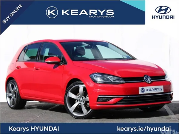 Volkswagen Golf Hatchback, Petrol, 2019, Red
