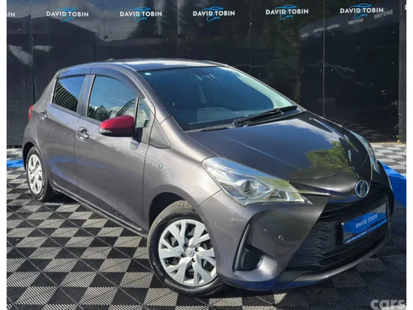 Toyota Vitz Hatchback, Petrol Hybrid, 2019, Grey