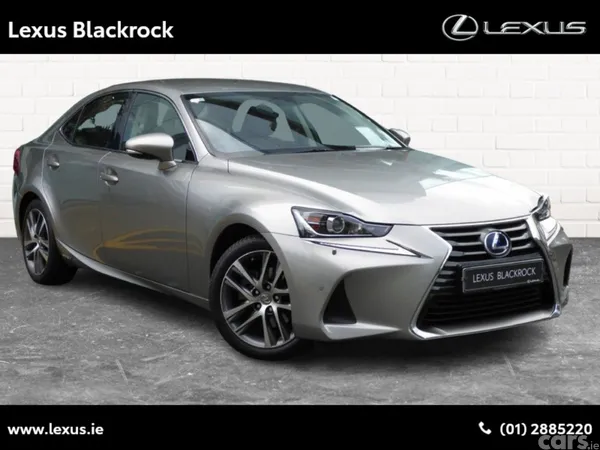 Lexus IS Saloon, Petrol Hybrid, 2017, Silver