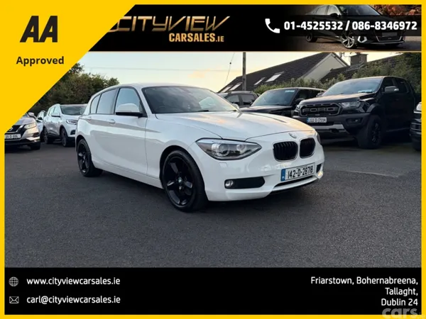 BMW 1-Series Hatchback, Petrol, 2014, White