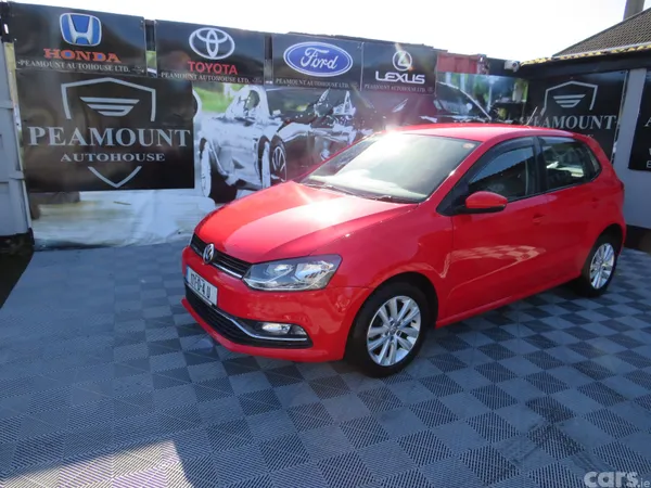 Volkswagen Polo Hatchback, Petrol, 2017, Red
