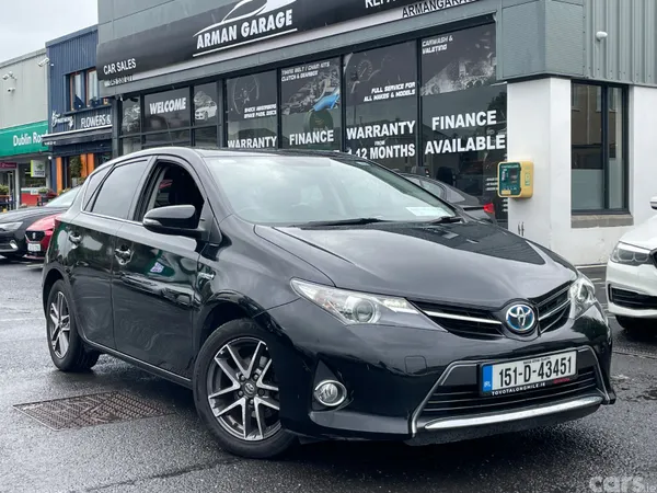 Toyota Auris Hatchback, Petrol Hybrid, 2015, Black