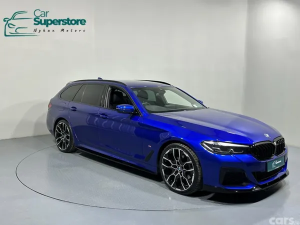 BMW 5-Series Estate, Diesel, 2021, Blue