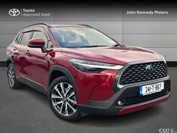 Toyota Corolla Cross SUV, Petrol Hybrid, 2024, Red