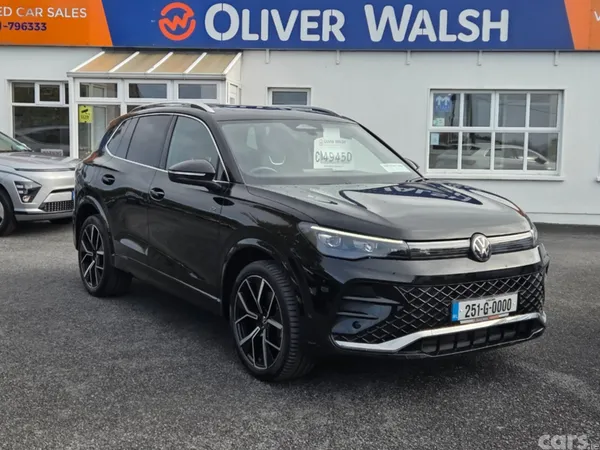 Volkswagen Tiguan Estate, Petrol Plug-in Hybrid, 2025, Black