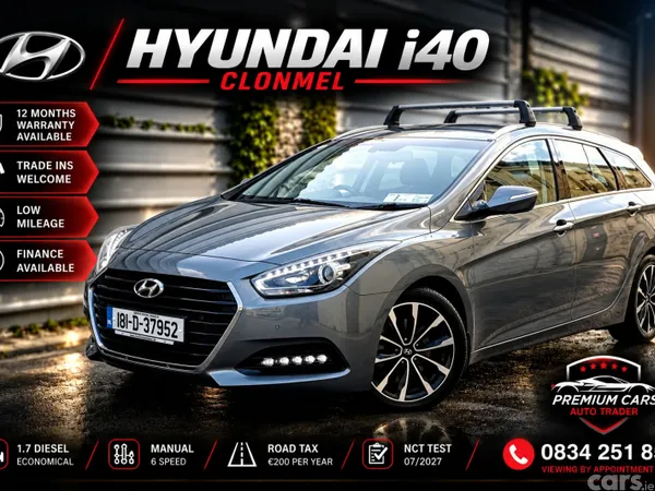 Hyundai i40 Estate, Diesel, 2018, Grey