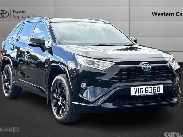 Toyota RAV4 SUV, Petrol Hybrid, 2021, Black