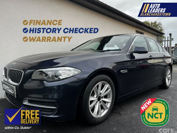 BMW 5-Series Saloon, Diesel, 2014, Blue