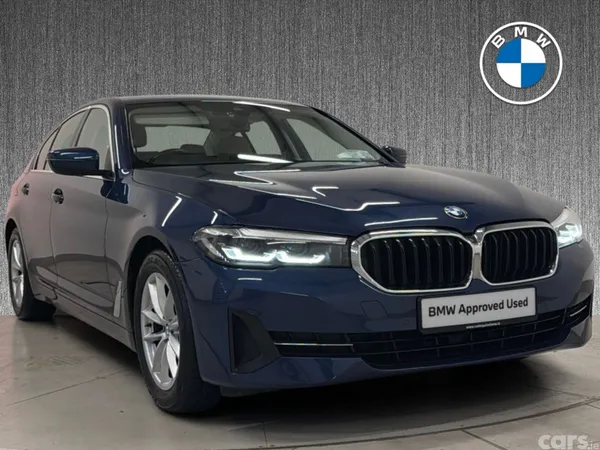 BMW 5-Series Saloon, Diesel, 2021, Blue