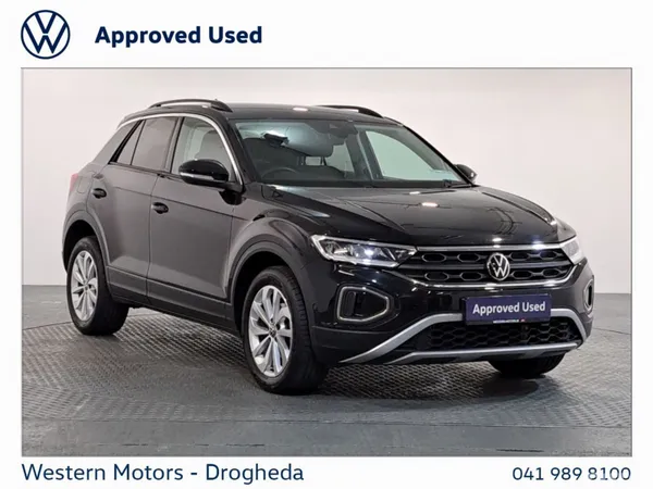 Volkswagen T-Roc SUV, Petrol, 2026, Black