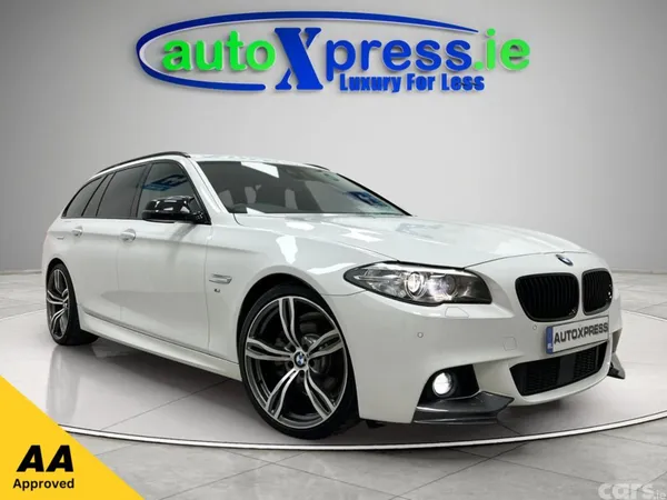 BMW 5-Series Estate, Diesel, 2016, White