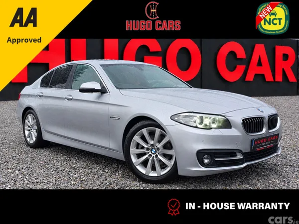 BMW 5-Series Saloon, Diesel, 2015, Silver