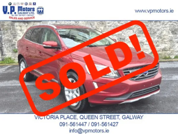 Volvo XC60 SUV, Diesel, 2017, Red