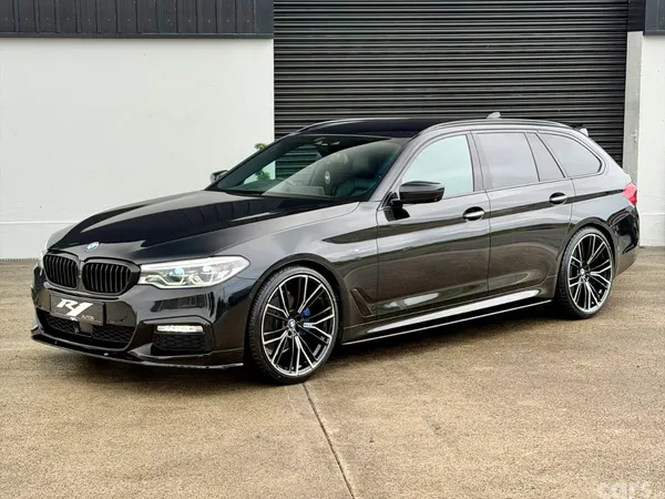 BMW 5-Series Estate, Diesel, 2018, Black