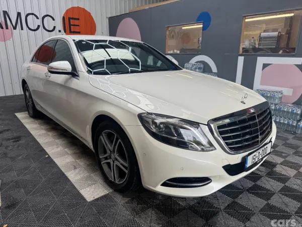 Mercedes-Benz S-Class Saloon, Petrol Hybrid, 2015, White