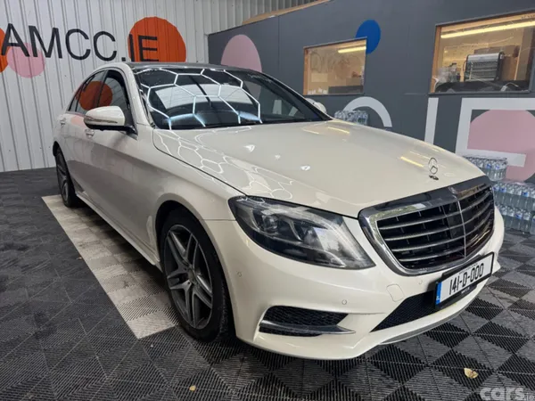 Mercedes-Benz S-Class Saloon, Petrol Hybrid, 2014, White