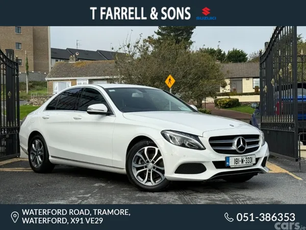 Mercedes-Benz C-Class Saloon, Diesel, 2018, White