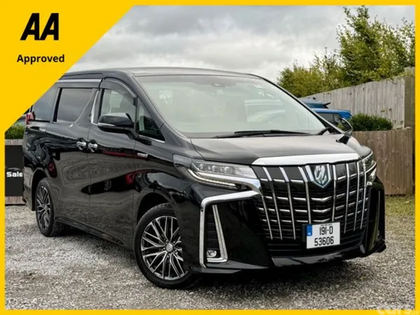 Toyota Alphard MPV, Petrol Hybrid, 2019, Black