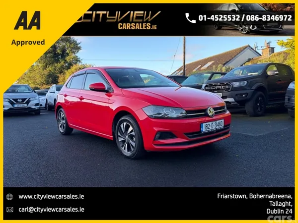 Volkswagen Polo Hatchback, Petrol, 2018, Red