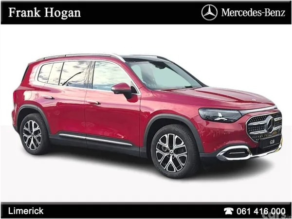 Mercedes-Benz GLB SUV, Electric, 2027, Red