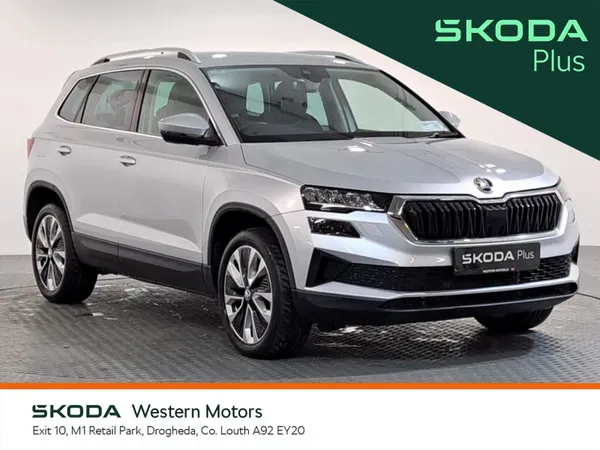 Skoda Karoq SUV, Petrol, 2024, Silver