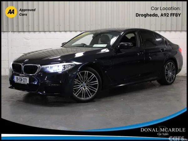 BMW 5-Series Saloon, Petrol Plug-in Hybrid, 2019, Black
