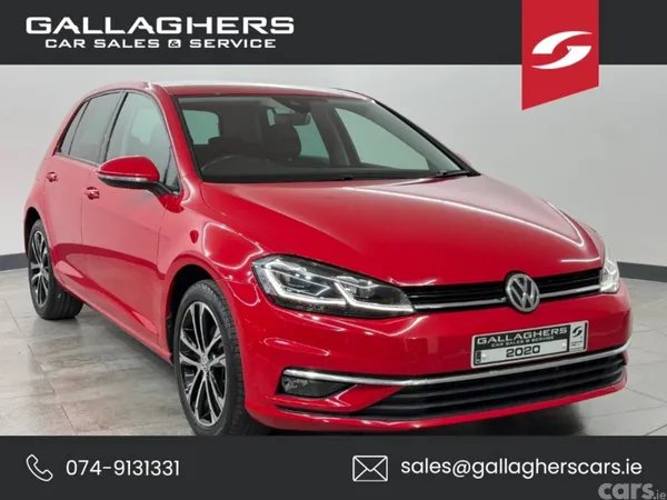Volkswagen Golf Hatchback, Diesel, 2020, Red