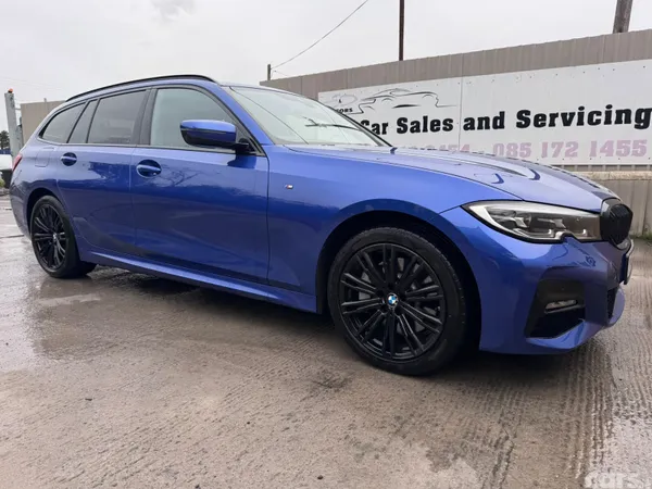 BMW 3-Series Estate, Petrol Plug-in Hybrid, 2021, Blue