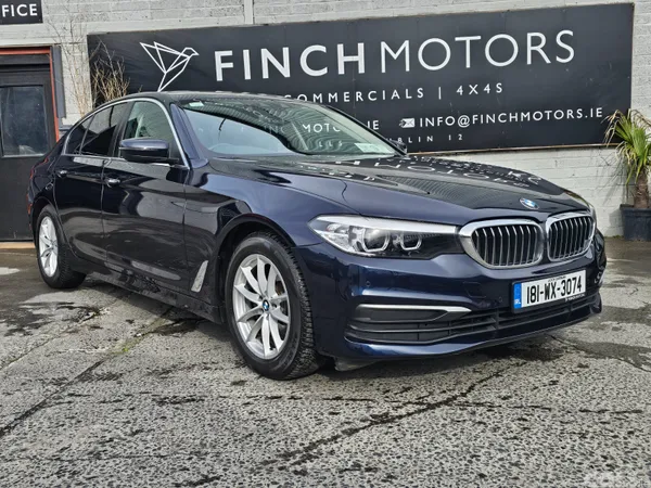 BMW 5-Series Saloon, Diesel, 2018, Blue