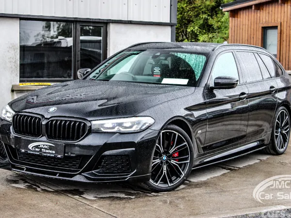 BMW 5-Series Estate, Diesel Hybrid, 2022, Black