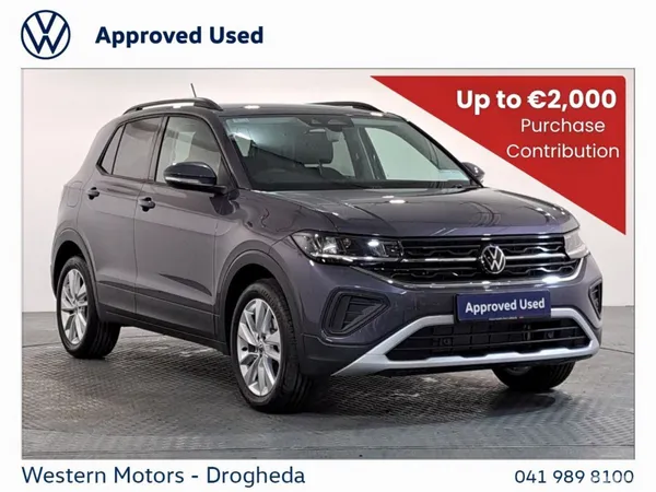 Volkswagen T-Cross SUV, Petrol, 2026, Grey