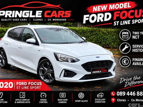 Ford Focus Hatchback, Petrol, 2020, White