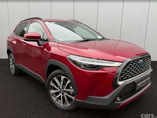 Toyota Corolla Cross SUV, Petrol Hybrid, 2024, Red