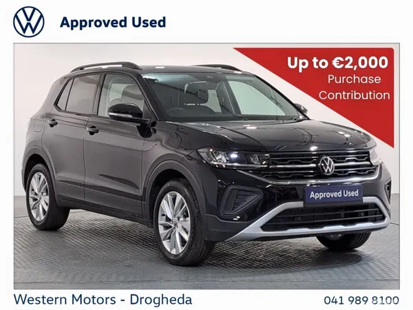Volkswagen T-Cross SUV, Petrol, 2026, Black