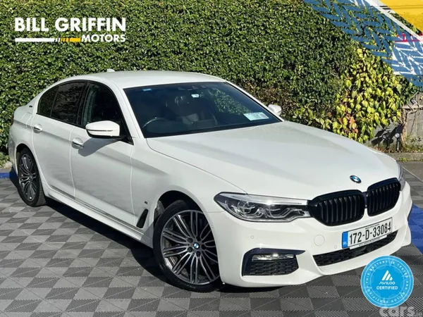 BMW 5-Series Saloon, Petrol Plug-in Hybrid, 2017, White