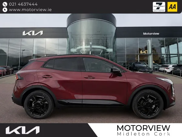 Kia Sportage SUV, Petrol Plug-in Hybrid, 2027, Red