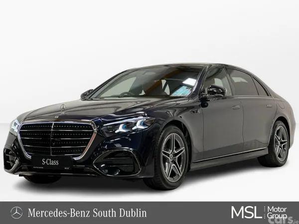 Mercedes-Benz S-Class Saloon, Petrol Plug-in Hybrid, 2026, Blue