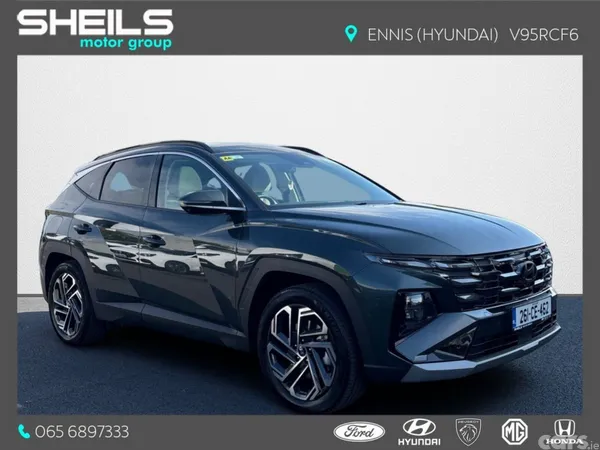 Hyundai Tucson SUV, Petrol Plug-in Hybrid, 2026, Green